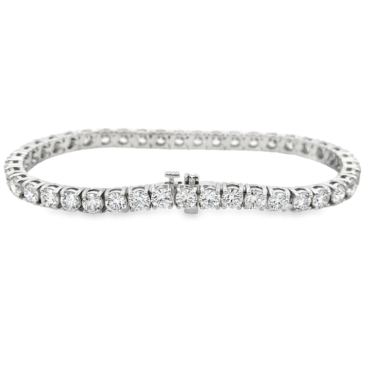 10.02 CTW Diamond Tennis Bracelet in 14K White Gold