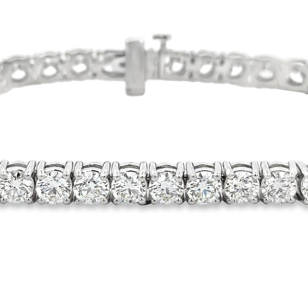 10.02 CTW Diamond Tennis Bracelet in 14K White Gold