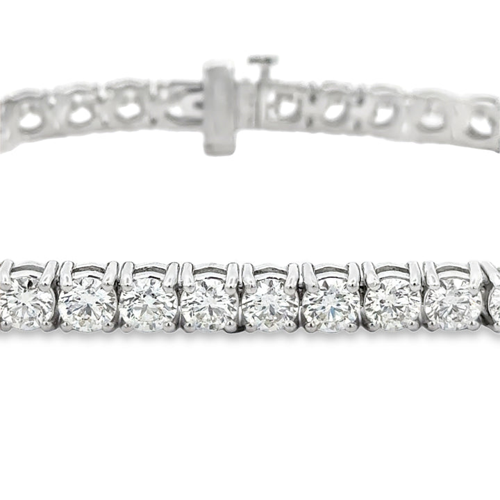 10.02 CTW Diamond Tennis Bracelet in 14K White Gold