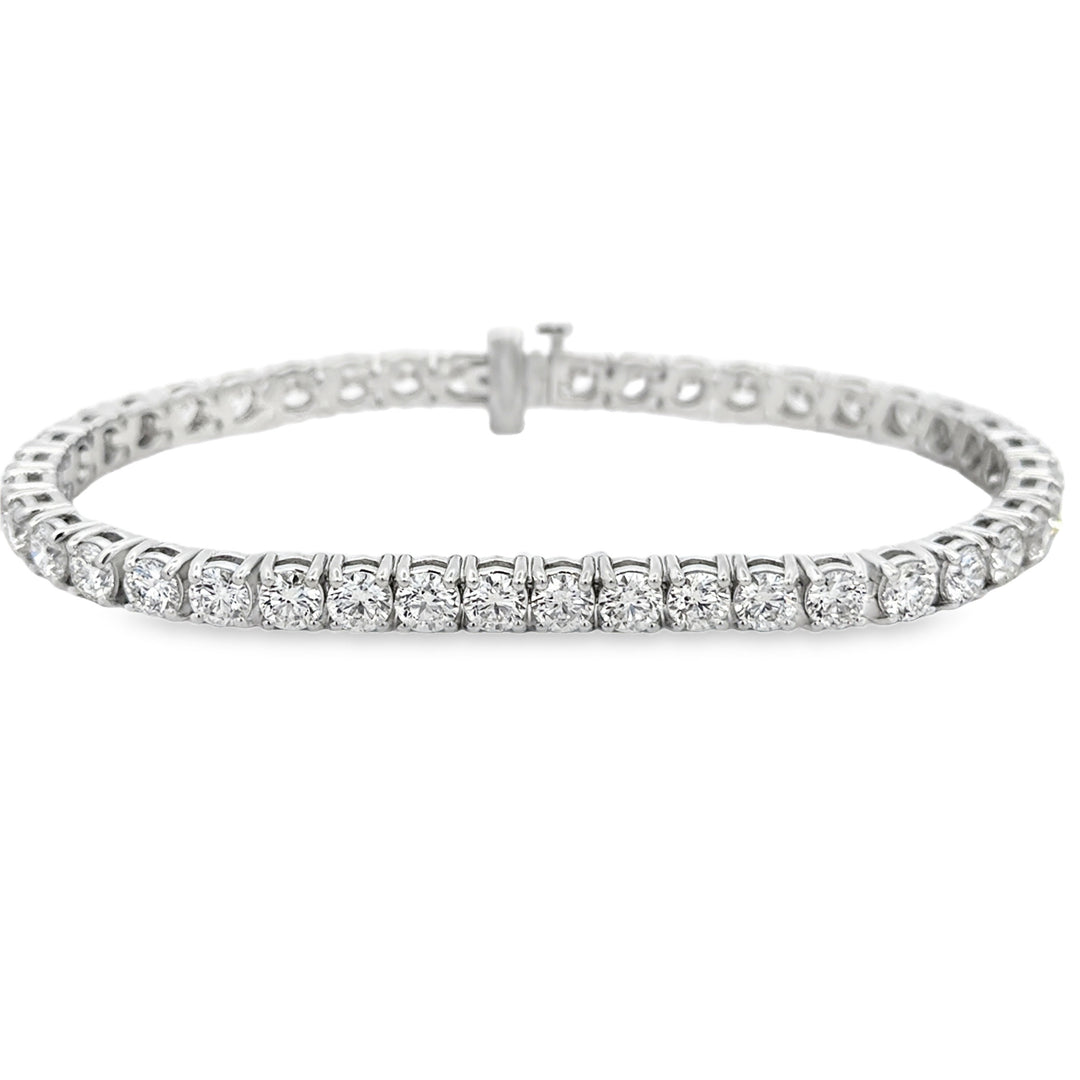 10.02 CTW Diamond Tennis Bracelet in 14K White Gold