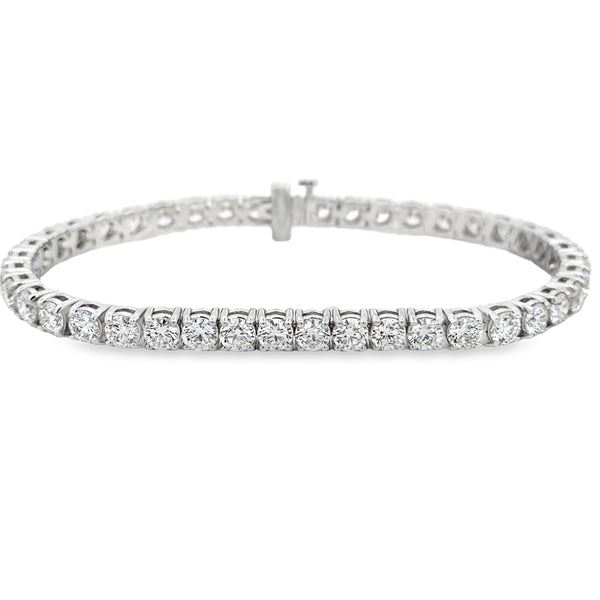 10.02 CTW Diamond Tennis Bracelet in 14K White Gold