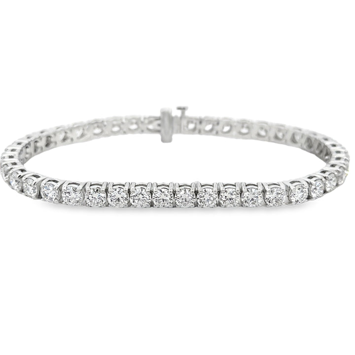 10.02 CTW Diamond Tennis Bracelet in 14K White Gold