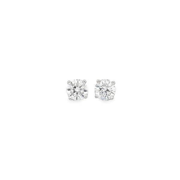Legacy Diamond Stud Collection 0.54 CTW GIA Certified Diamond Stud Earrings in Platinum