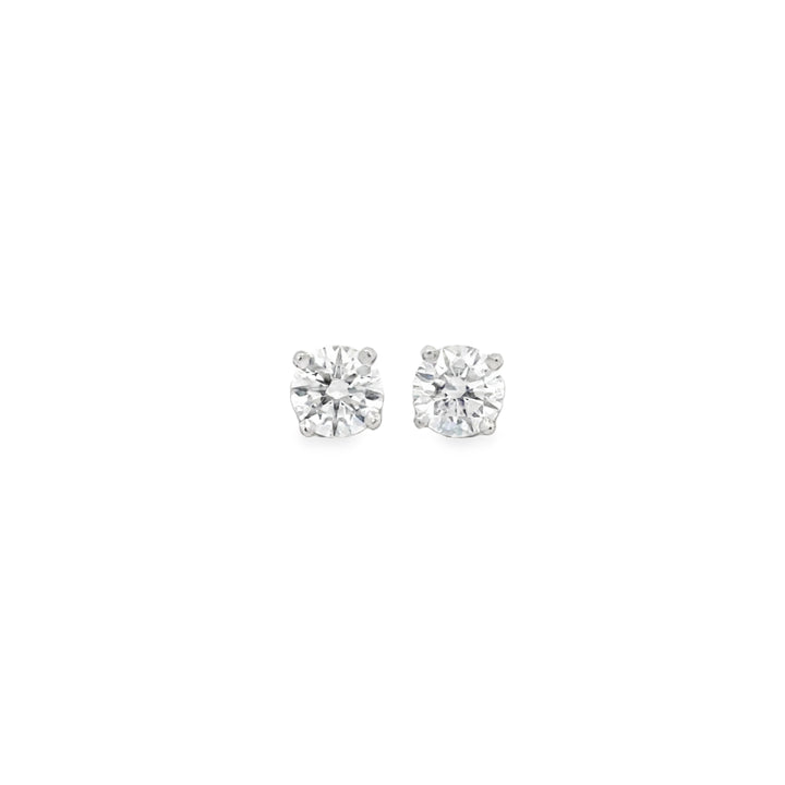 Legacy Diamond Stud Collection 0.54 CTW GIA Certified Diamond Stud Earrings in Platinum