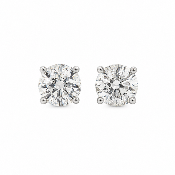 Legacy Diamond Stud Collection 0.54 CTW GIA Certified Diamond Stud Earrings in Platinum