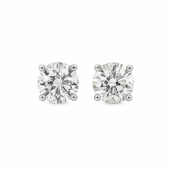 Legacy Diamond Stud Collection 0.54 CTW GIA Certified Diamond Stud Earrings in Platinum