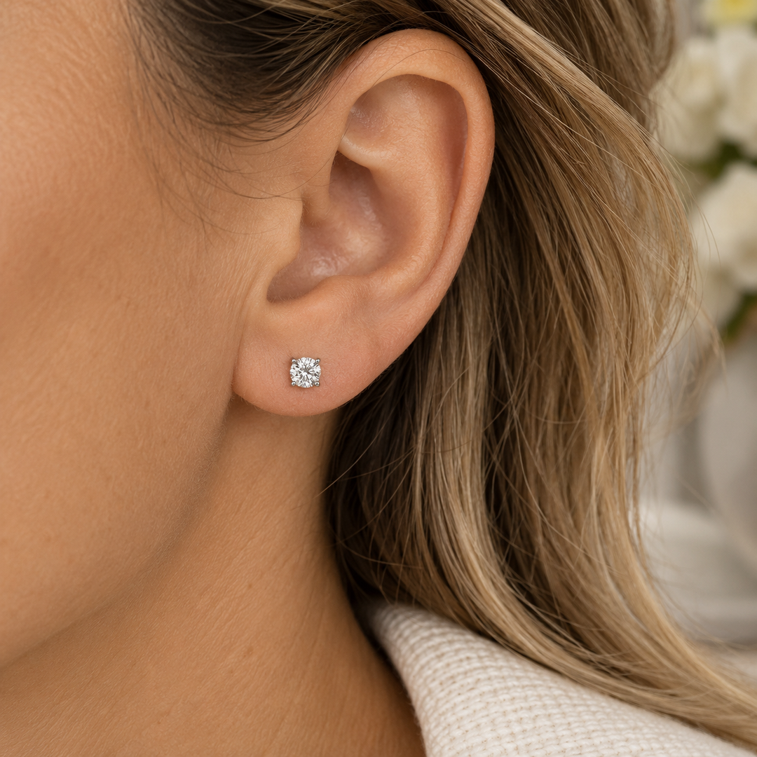 Legacy Diamond Stud Collection 0.54 CTW GIA Certified Diamond Stud Earrings in Platinum