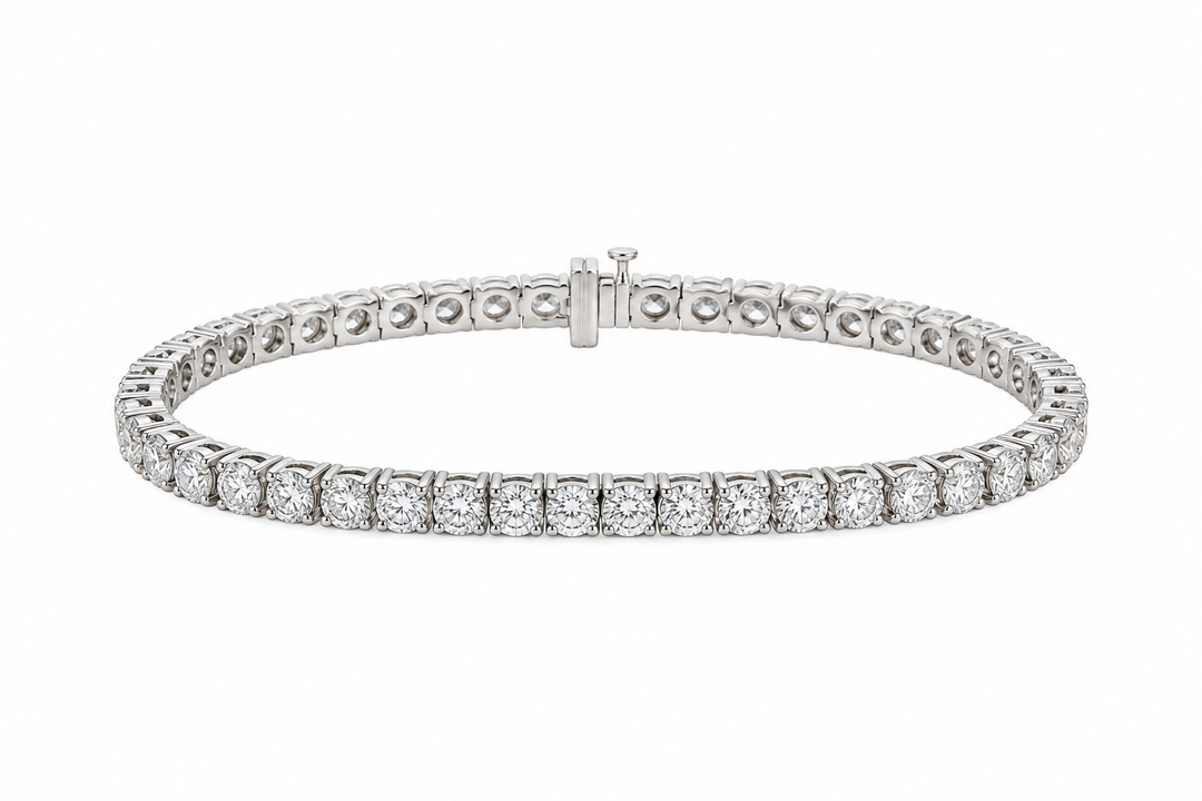 10.02 CTW Diamond Tennis Bracelet in 14K White Gold