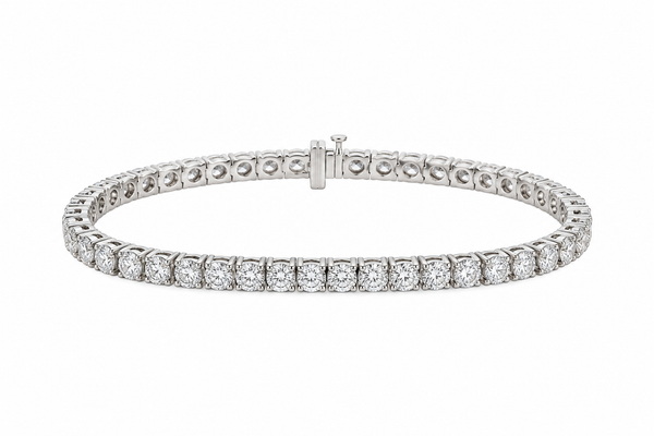 10.02 CTW Diamond Tennis Bracelet in 14K White Gold