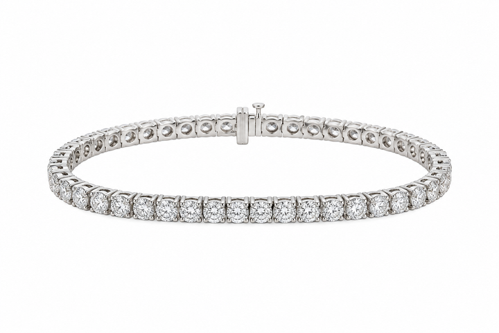 10.02 CTW Diamond Tennis Bracelet in 14K White Gold