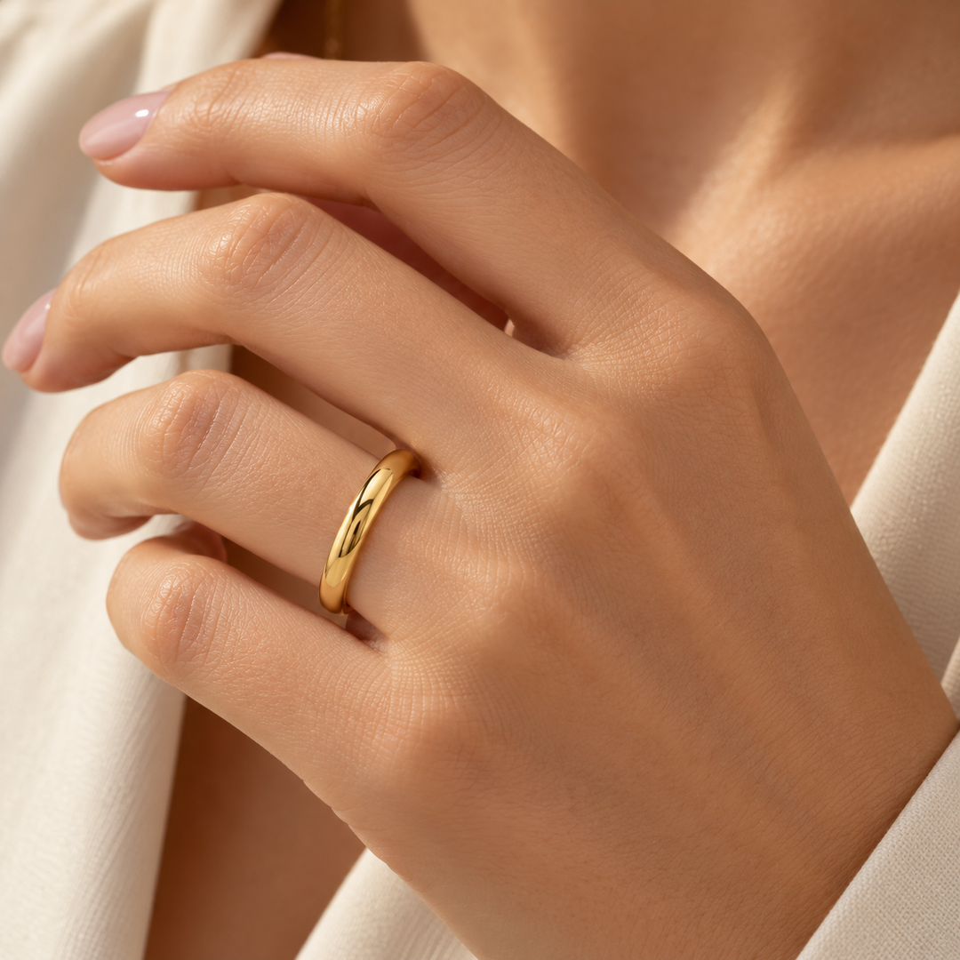 Vintage 14K Yellow Gold 3mm Band