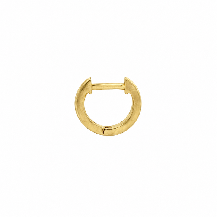 18K Yellow Gold 10mm Mini Huggie Hoop Earrings