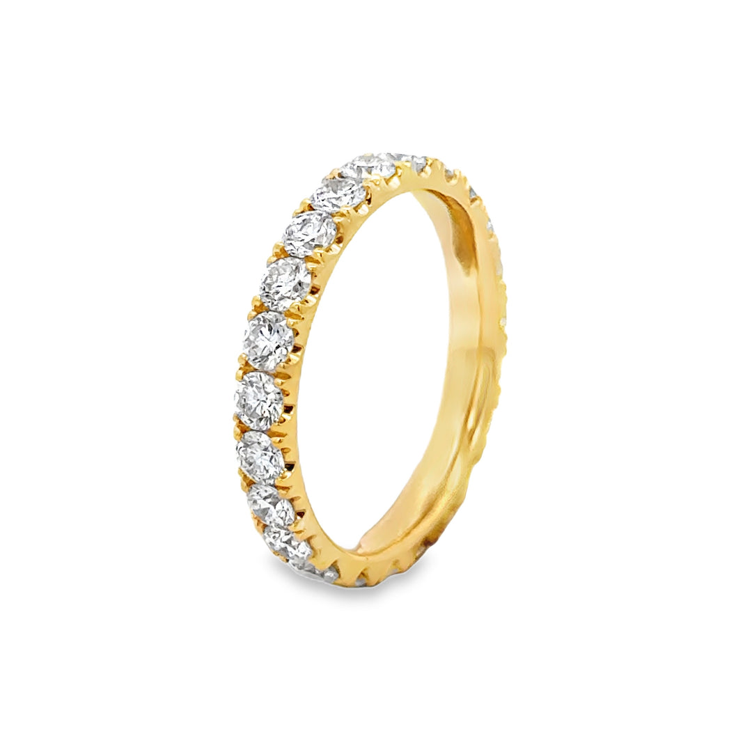 1.84 CTW Diamond Eternity Band in 18K Yellow Gold