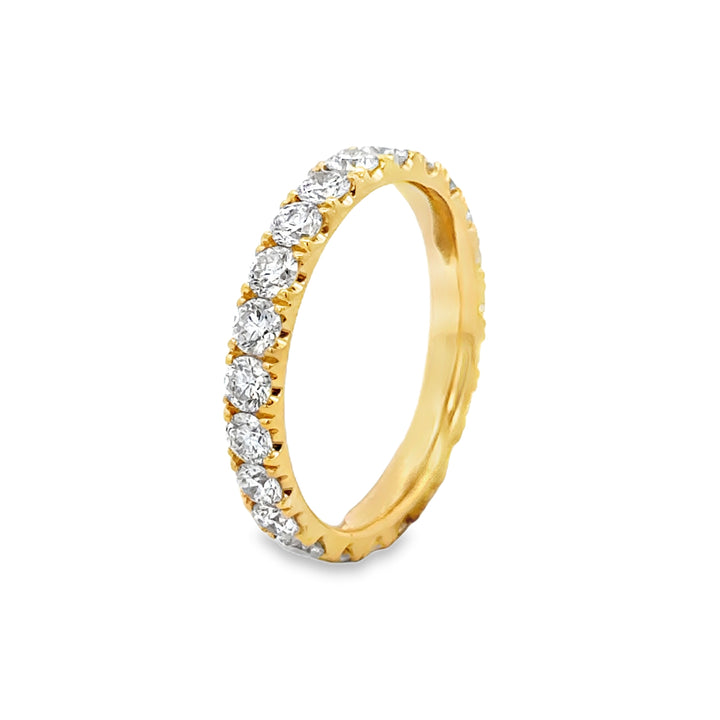 1.84 CTW Diamond Eternity Band in 18K Yellow Gold