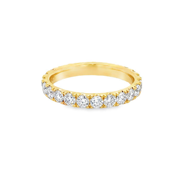1.84 CTW Diamond Eternity Band in 18K Yellow Gold
