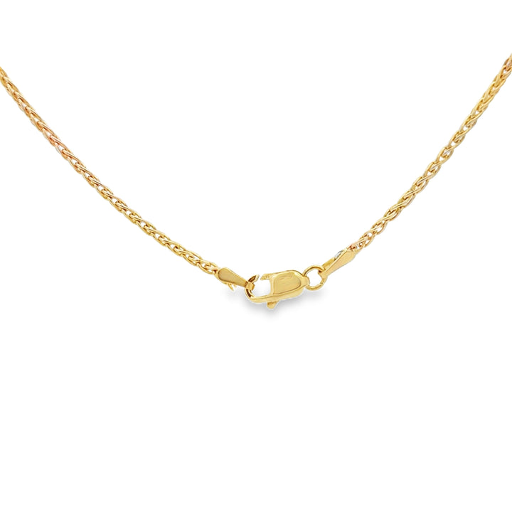 14K Italian Yellow Gold 1.5MM Chain Necklace – 19 Inches