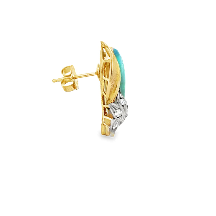 Colored Stone Earring