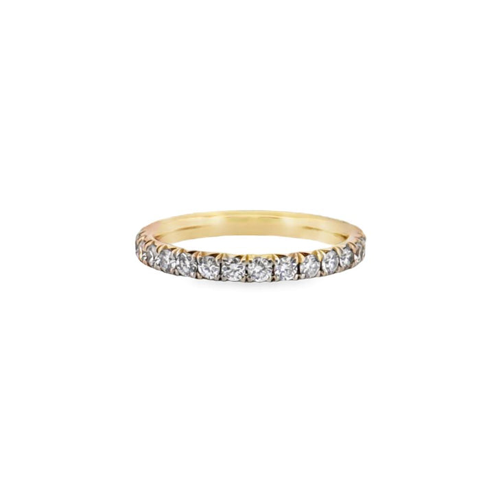 0.80 CTW Diamond Eternity Band Ring 14K Yellow Gold
