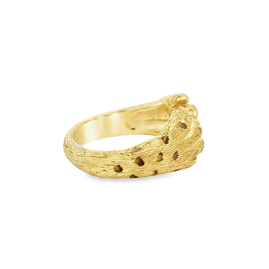 Sal Praschnik 14K Yellow Gold Cheetah Paw Ring