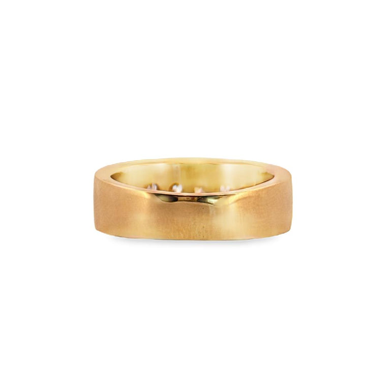 1.25 CTW Diamond Men’s Band Ring in 14K Yellow Gold – Size 11