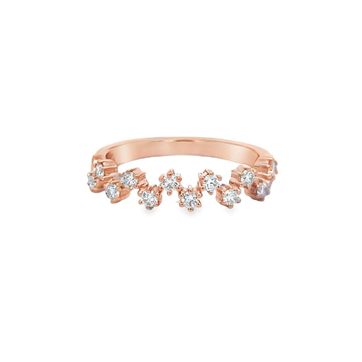 0.38 CTW Diamond 14K Rose Gold Band