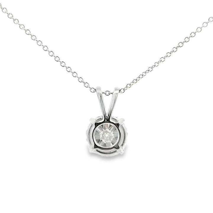 3.02 CT Round Diamond Solitaire Pendant, GIA J VS1