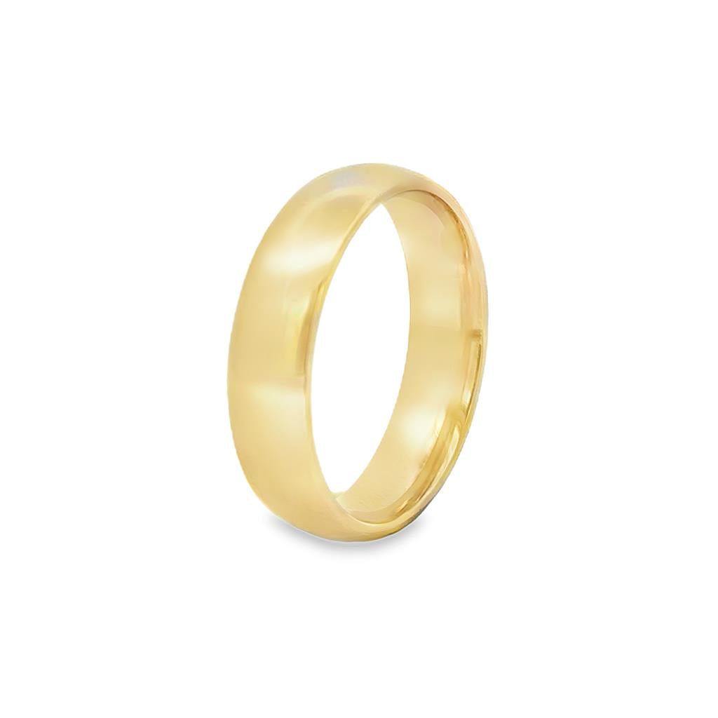 Pre-Owned Men’s 14K Yellow Gold 6mm Comfort Fit Wedding Band