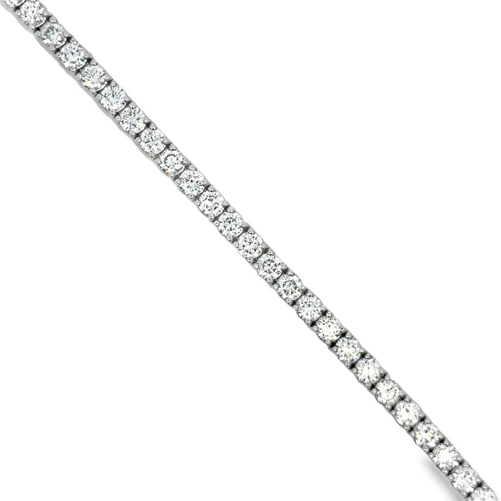 6.24 CTW Diamond 14K White Gold Tennis Bracelet