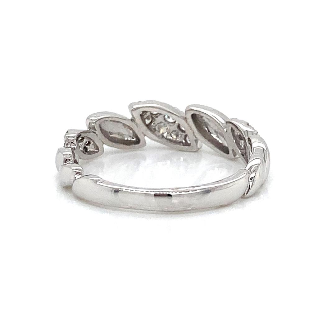 0.27 CTW Round Diamonds 14K White Gold Ring