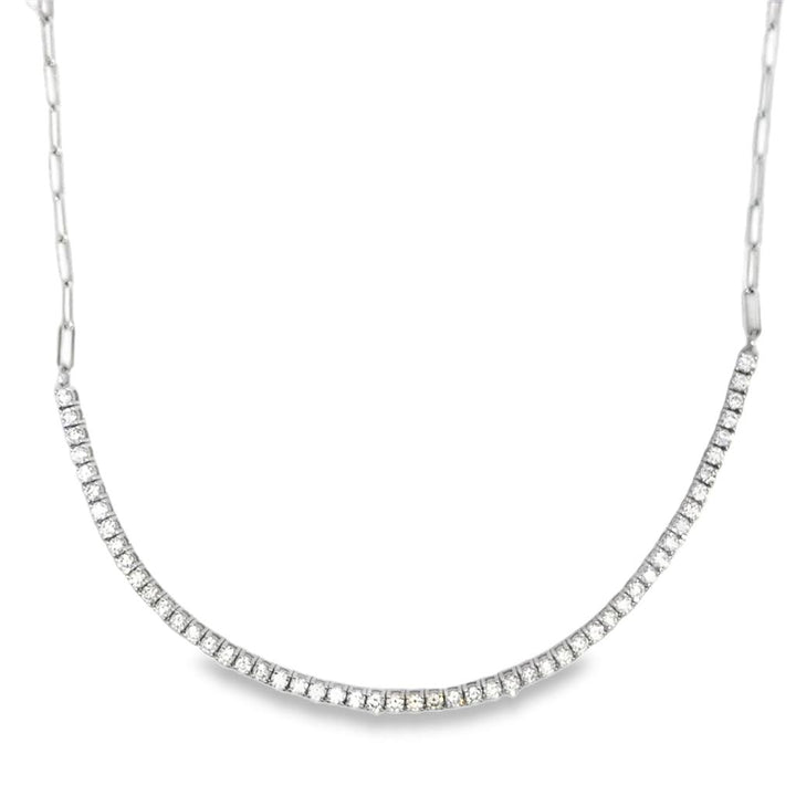 2.00 CTW Diamond 14K White Gold Necklace