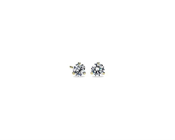 Yellow Gold .50ct Diamond Studs