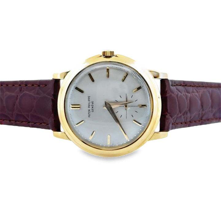 Pre-Owned Patek Philippe Calatrava "Disco Volante" Ref. 2552, 18K Yellow Gold, 1955