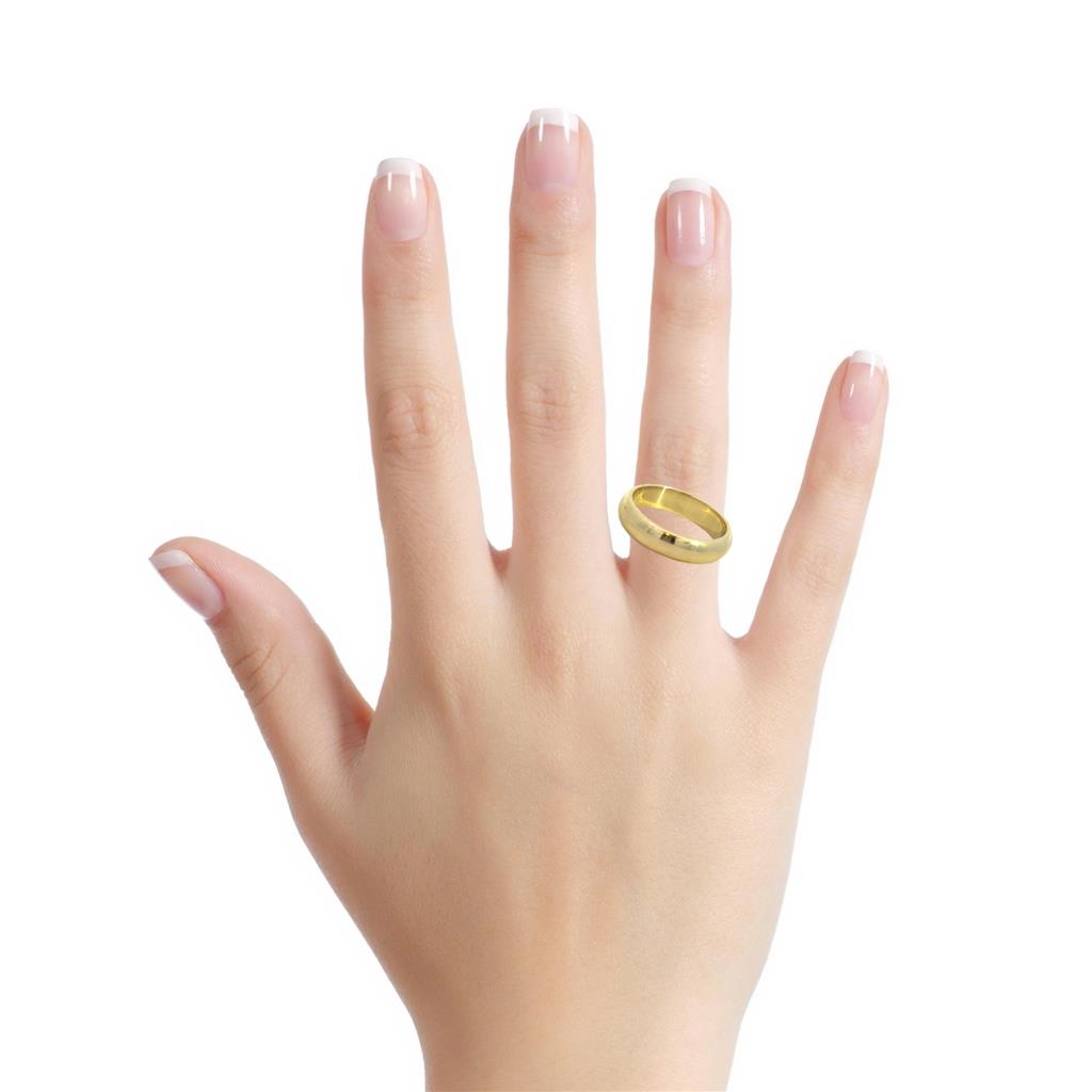 14K Yellow Gold Men’s Comfort Fit Wedding Band