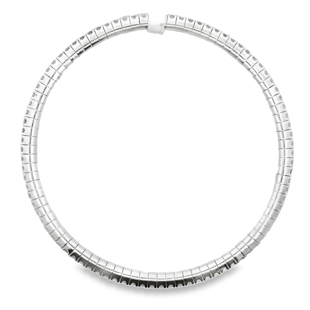 2.00 CTW Diamond 14K White Gold Stretch Bracelet