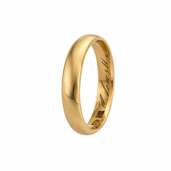 Vintage 14K Yellow Gold 4mm Band