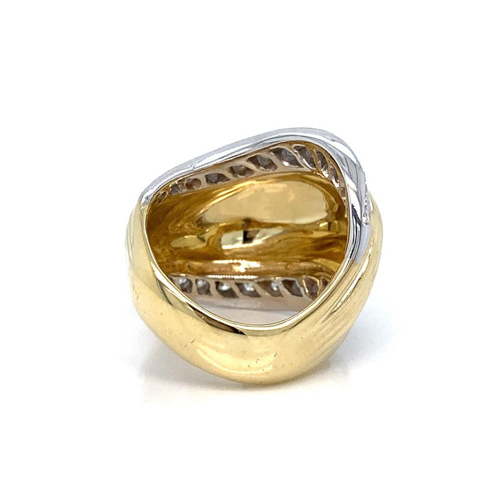 Sal Praschnik 0.73 CTW Diamond 18K Yellow Gold Ring