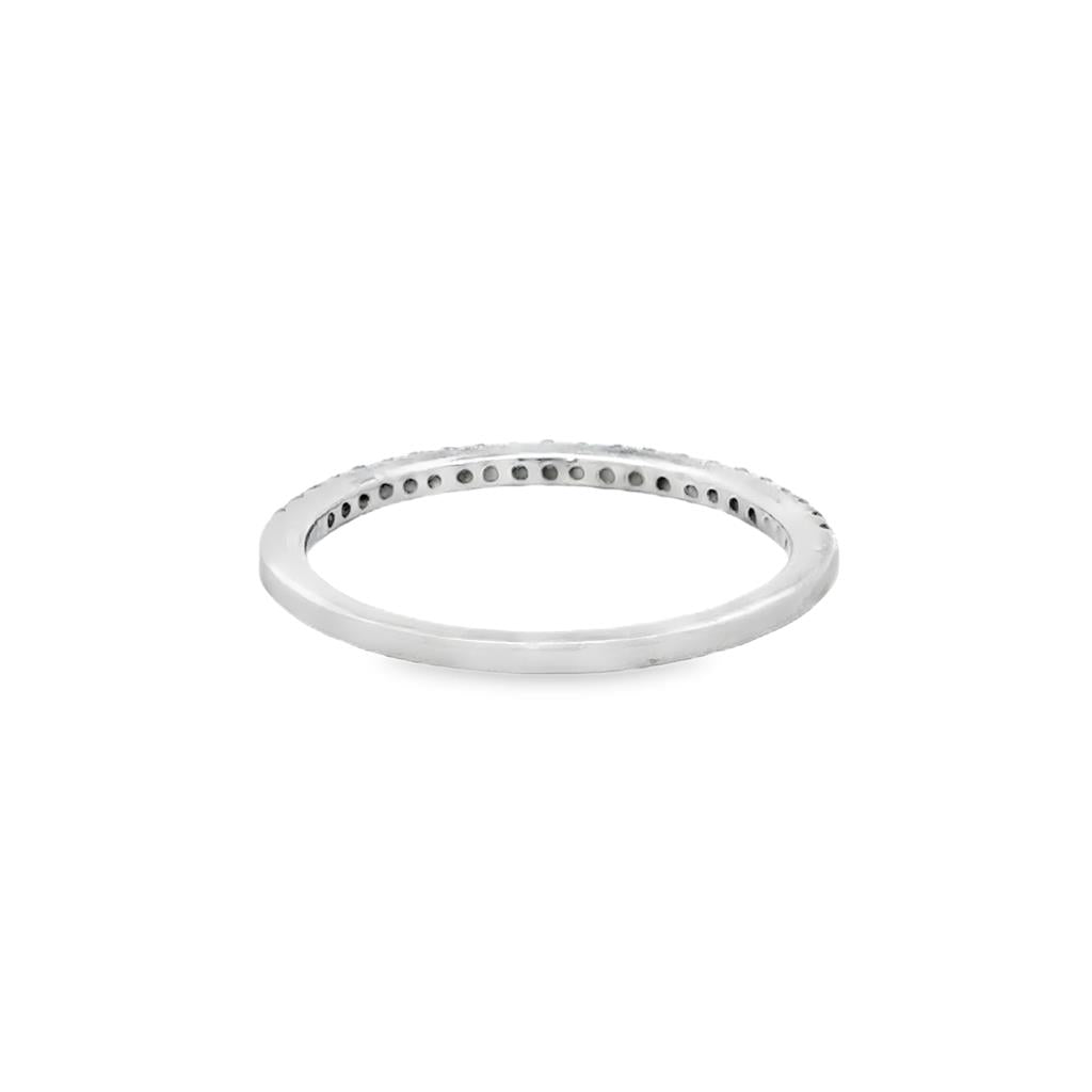 .20ctw Diamond Band Ring, 14K White Gold, 1.5mm Wide