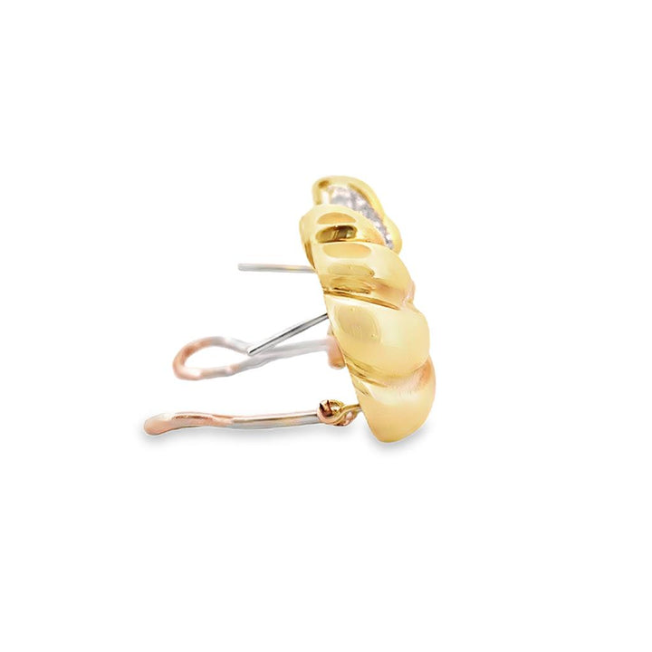 2.00 CTW White Gold 14K Earrings with Round Diamonds