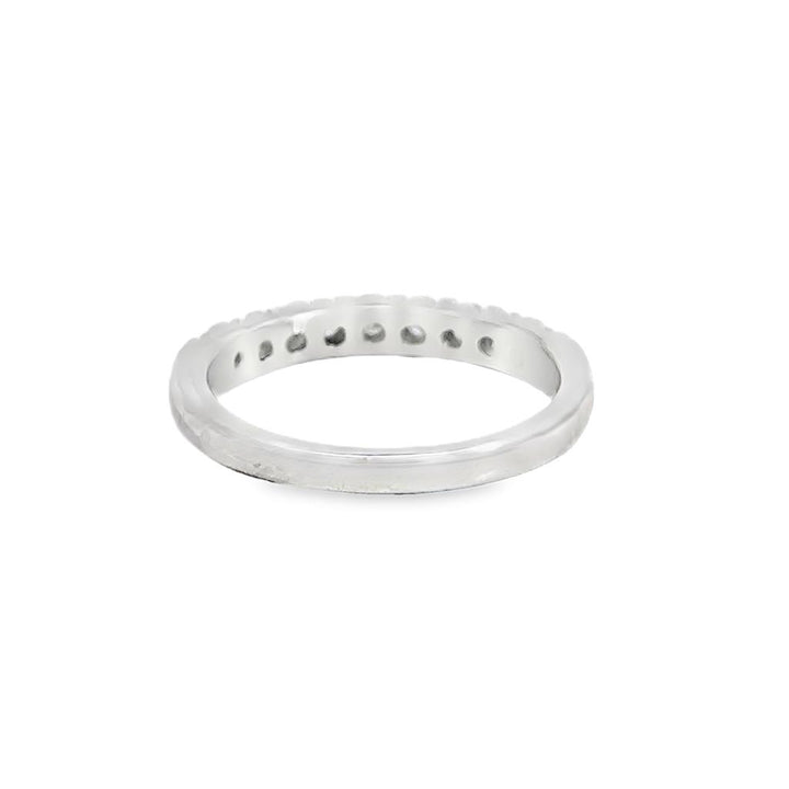 0.50 CTW Diamond Band in 10K White Gold – 2.8MM
