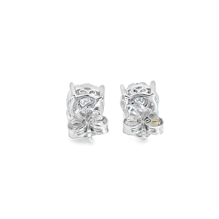 .25CTW Diamond Stud Earrings in 14K White Gold