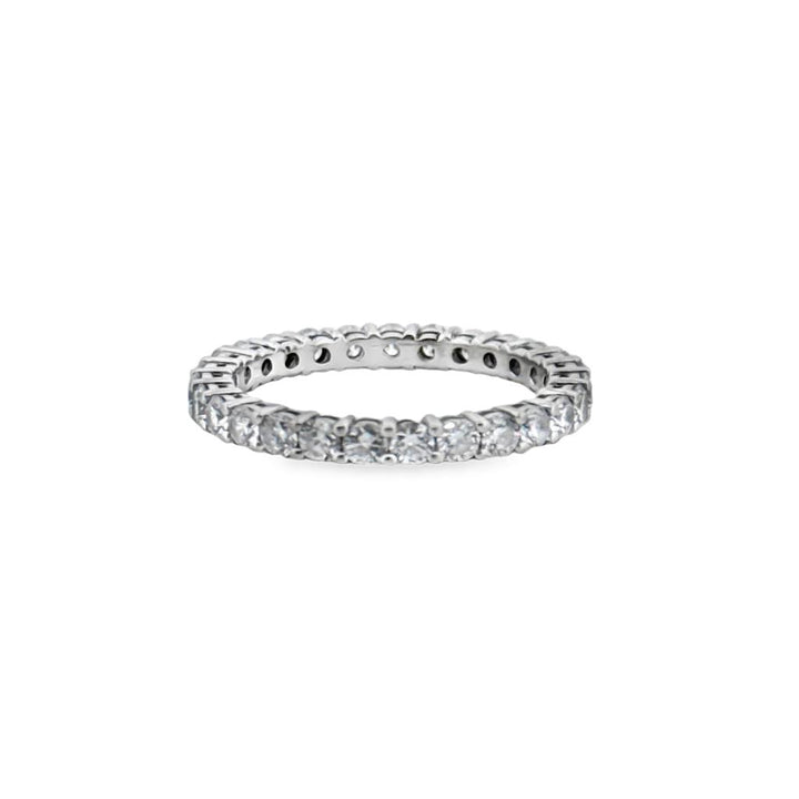 1.25 CTW Diamond Platinum Eternity Band