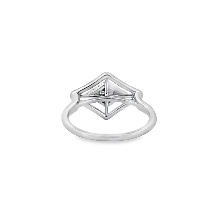 0.24 CTW Diamond Pave 18K White Gold Kwiat Ring