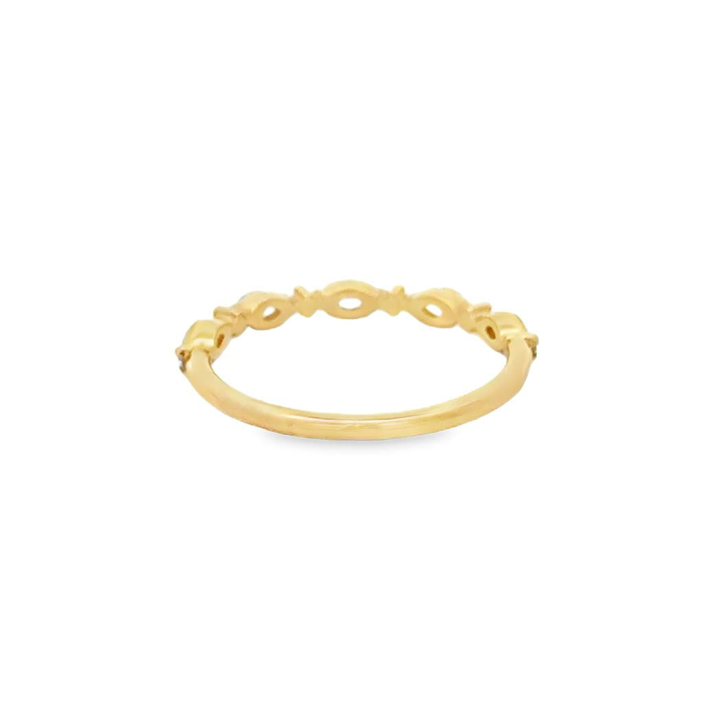 0.38 CTW Marquise and Round Diamond 14K Rose Gold Ring