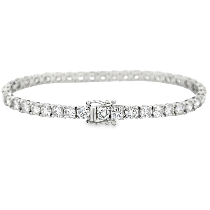 9.20 CTW Diamond Tennis Bracelet in 14K White Gold