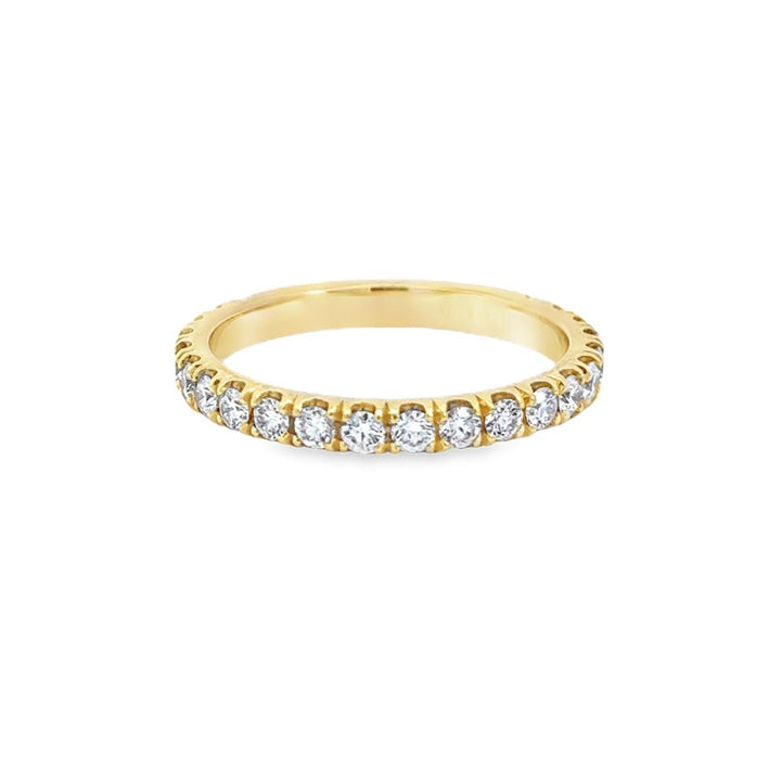0.75 CTW Diamond 18K Yellow Gold Wedding Band