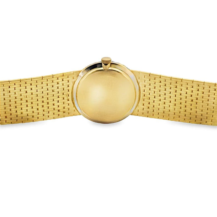 Corum Ladies 18K Yellow Gold Watch with 0.75 CTW Diamond Bezel – 24mm