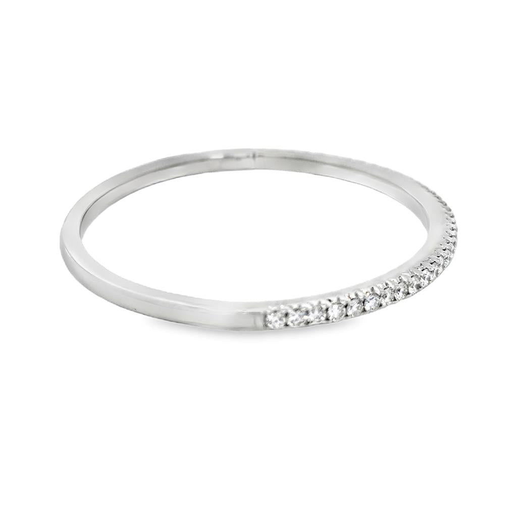1.72 CTW Diamond 14K White Gold Bangle Bracelet