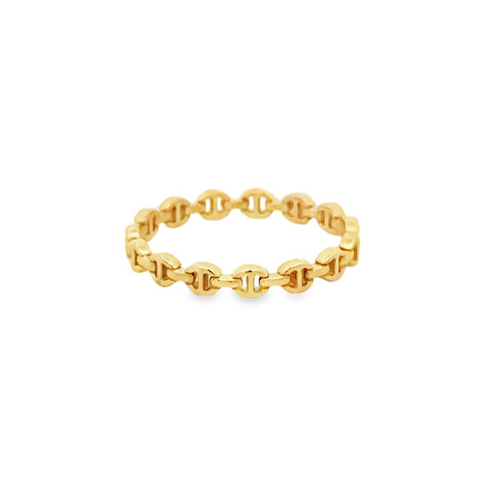 Hoorsenbuhs 18K Yellow Gold Link Band Ring