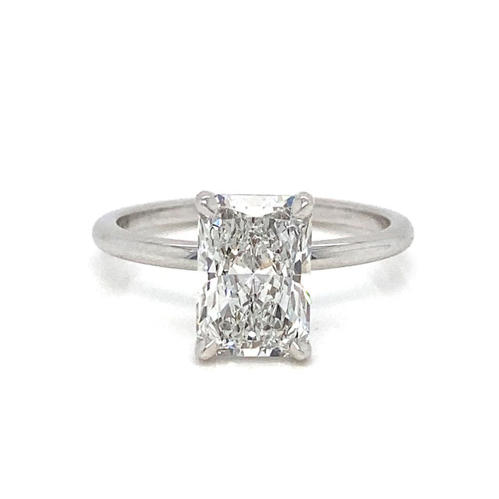 2.03ct Radiant Cut Lab Grown Diamond Engagement Ring