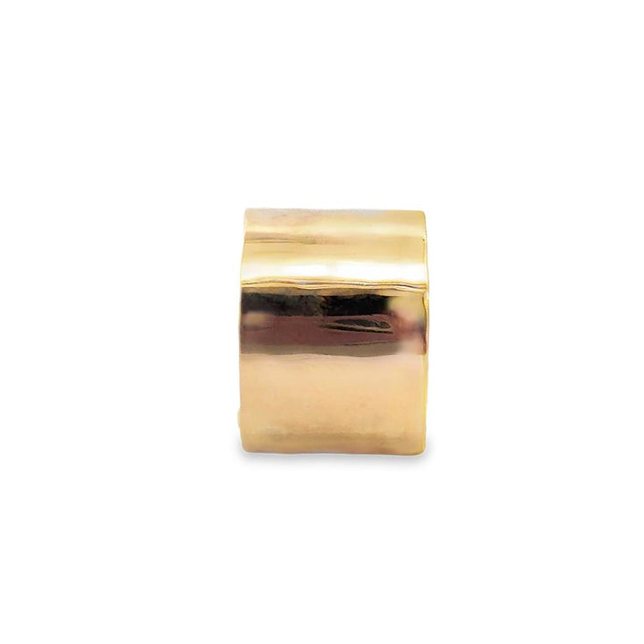 14K Yellow Gold 14mm Super Wide Band Ring – Size 7